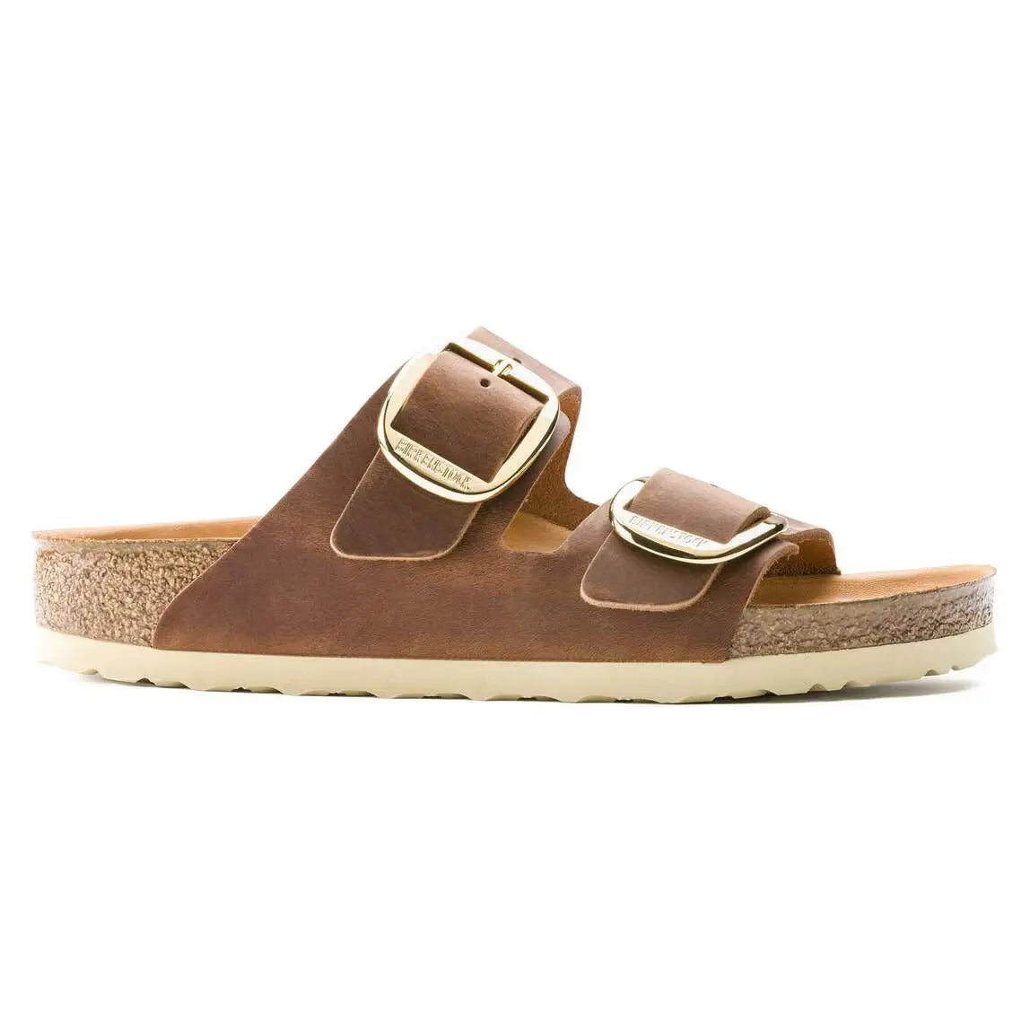 Arizona Cuero engrasado Sandalia Uso Diario Mujer Horma Angosta Birkenstock