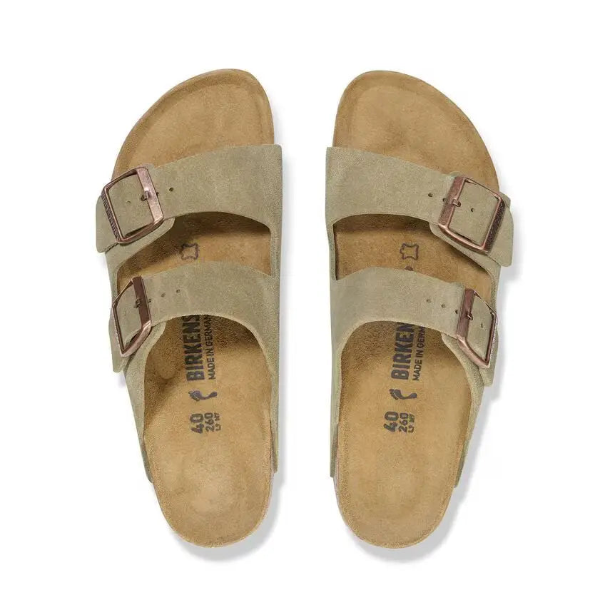 Arizona Gamuza Sandalia Uso Diario Horma Regular Birkenstock