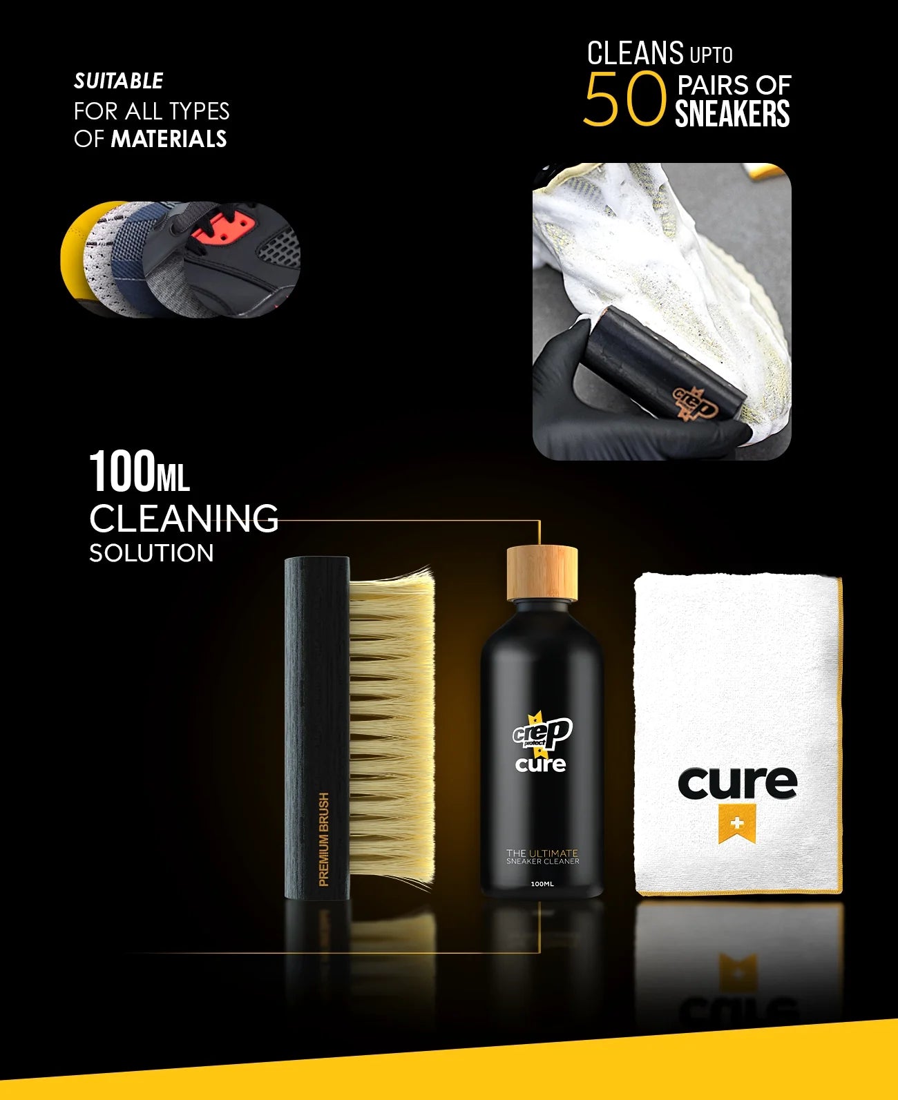 Crep Protect Cure Kit de Limpieza para Zapatillas Multicolor