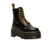 Bota Jadon Max de plataforma para mujer en cuero negro.