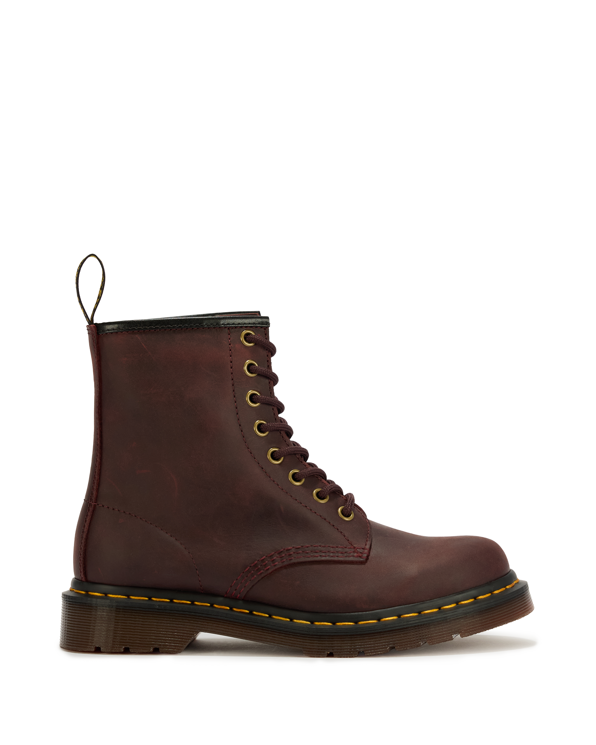 Botas 1460 de piel Crazy Horse Dr. Martens - vista frontal