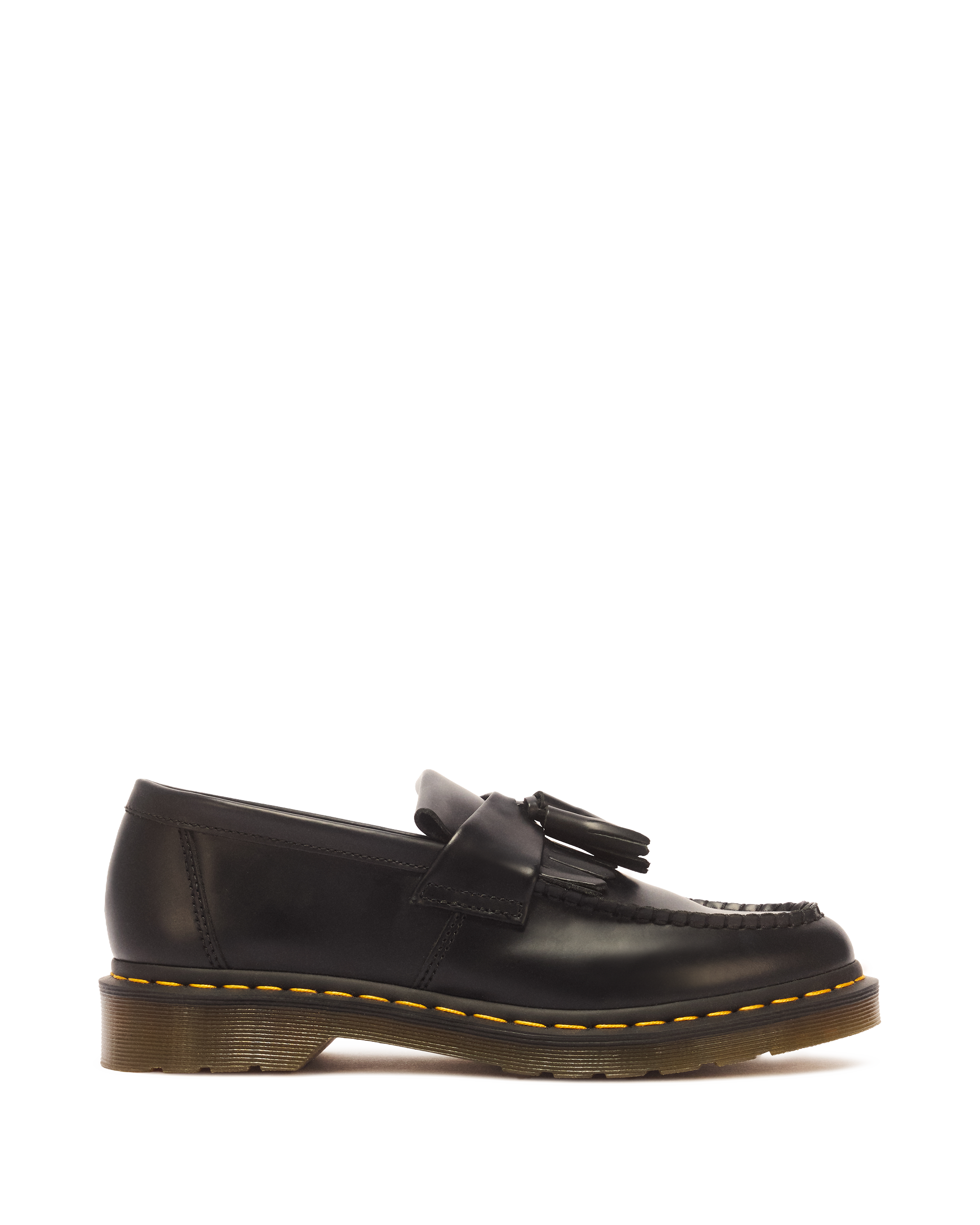 Mocasines Adrian Yellow Stitch de cuero Smooth con borla Dr. Martens - vista frontal