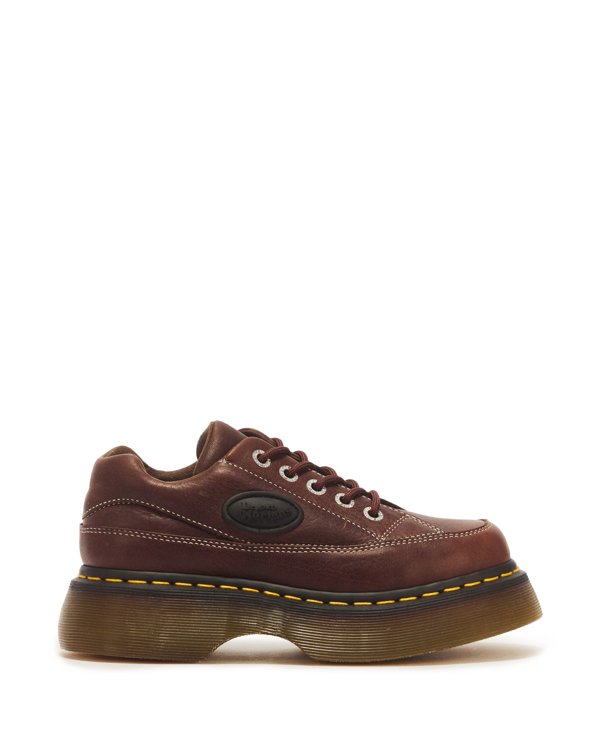 Zapatos Buzz de cuero Grizzly con 5 ojales Dr. Martens - vista frontal