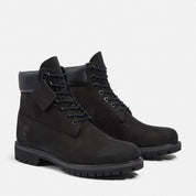 Botas Premium 6 Inch Lace Up Waterproof Horma Ancha Hombre Negro