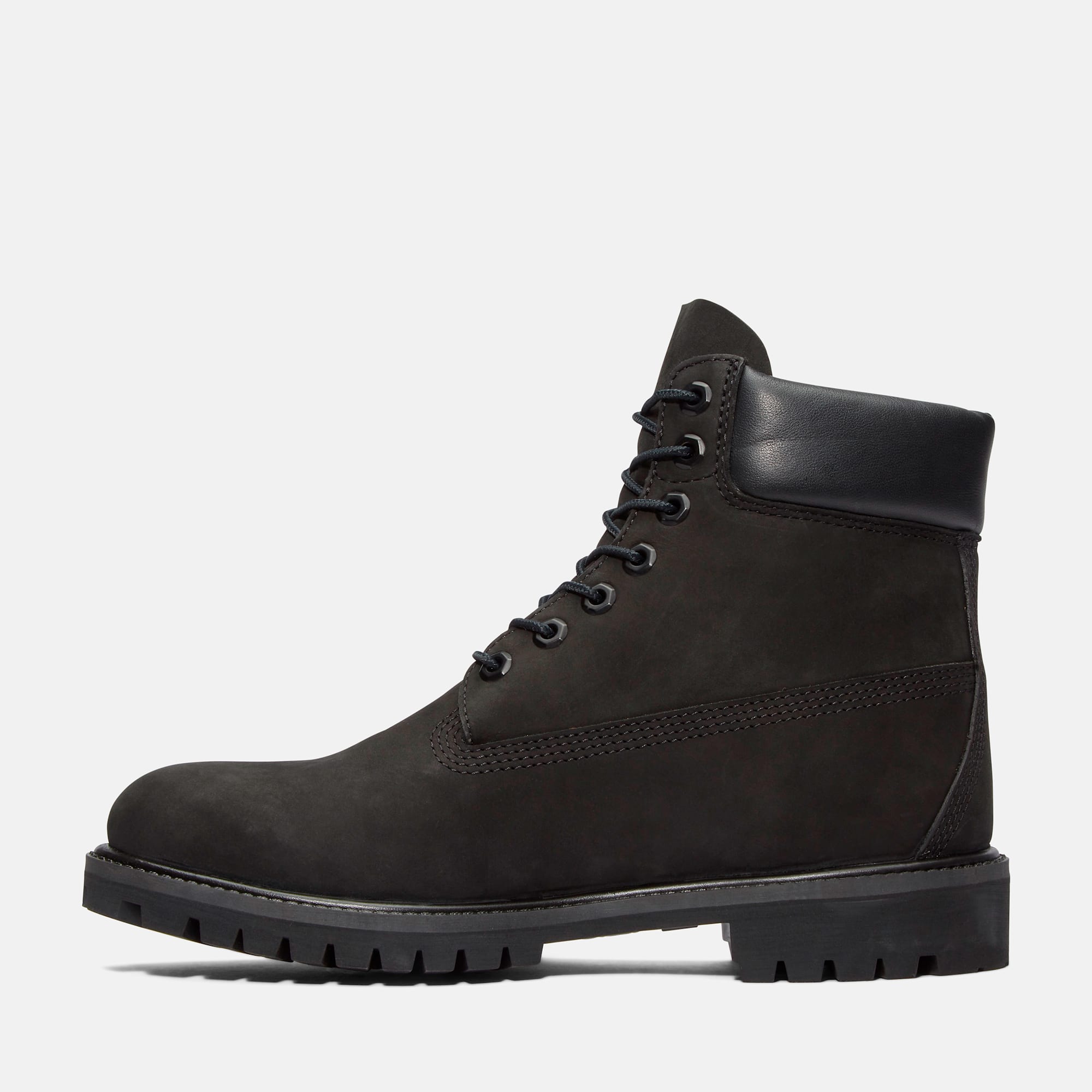 Botas Premium 6 Inch Lace Up Waterproof Horma Ancha Hombre Negro