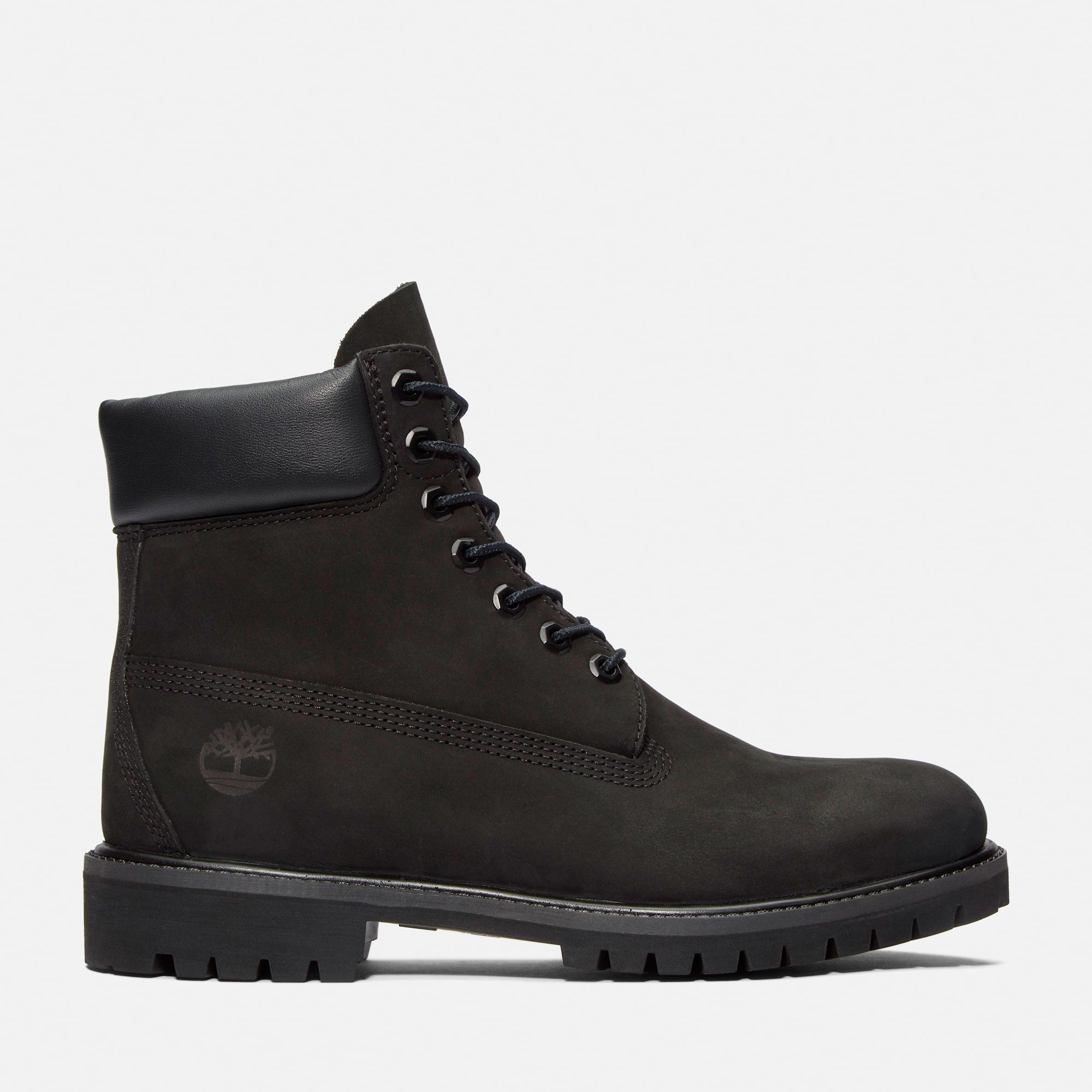 Botas Premium 6 Inch Lace Up Waterproof Horma Ancha Hombre Negro