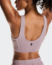 Polera On Core 2-in-1 Crop Mujer Rosado