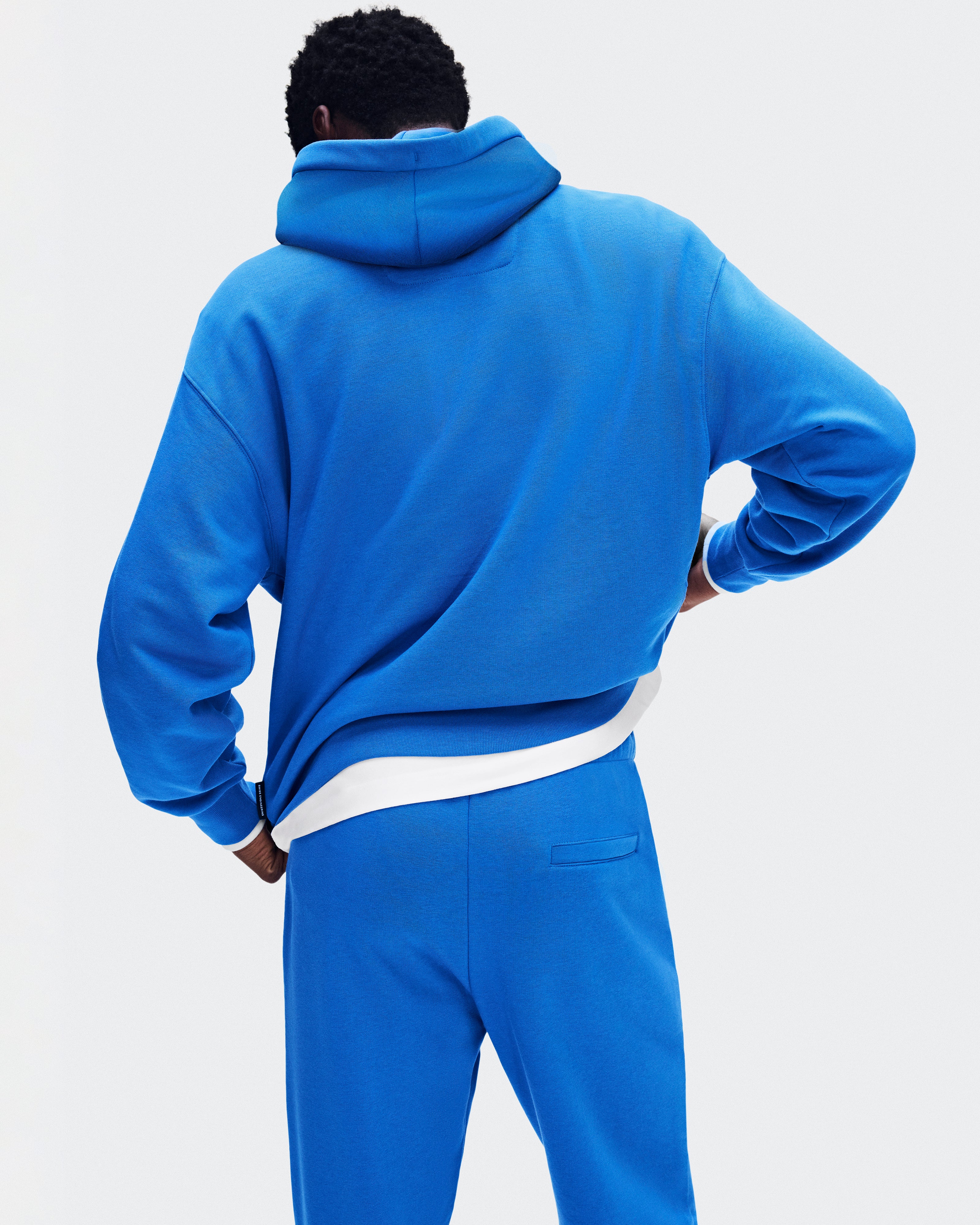 Club Hoodie Polerón Hombre Azul