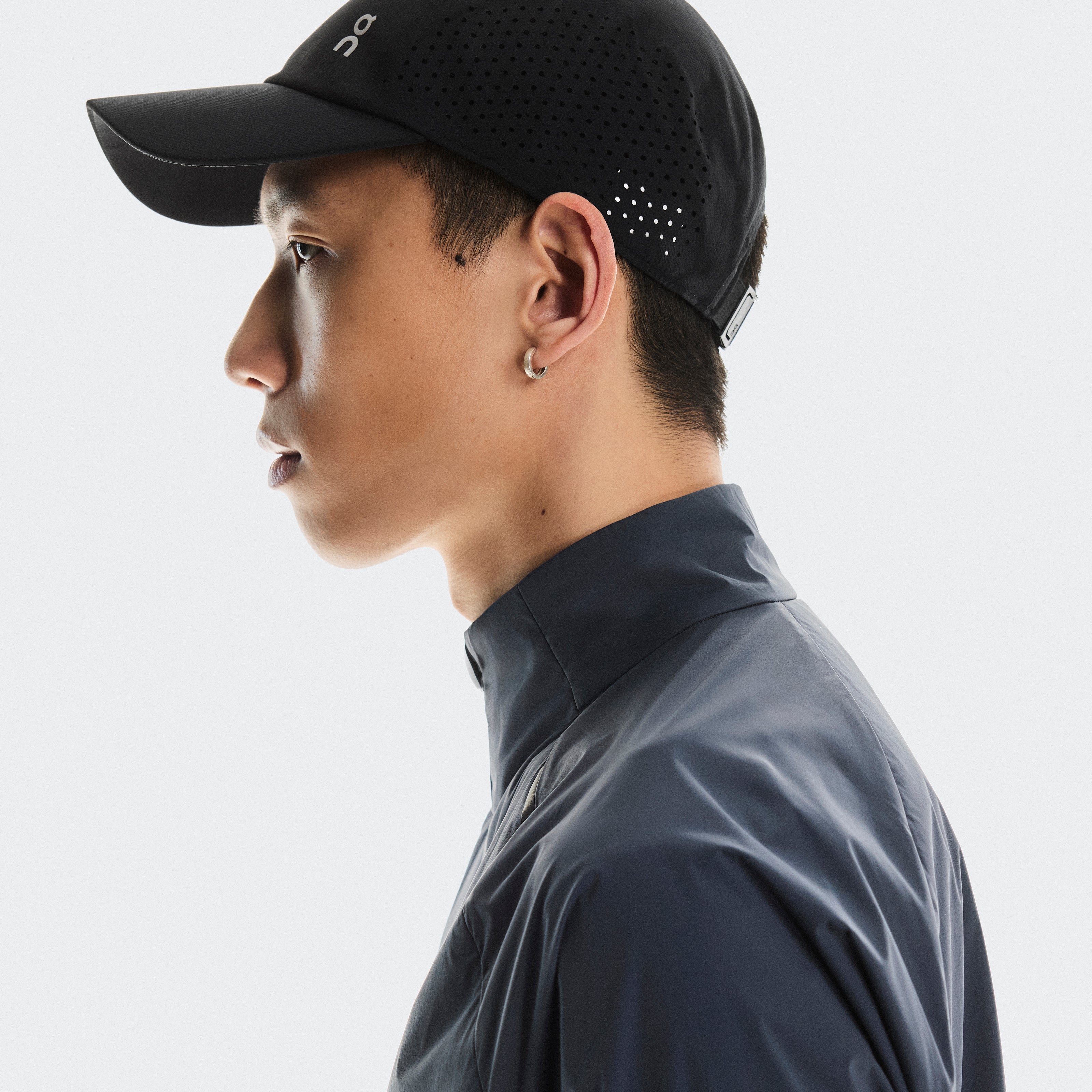 Lightweight Cap Jockey Unisex Negro