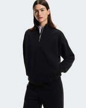 Club Collective 1/4 Zip Polerón Mujer Negro
