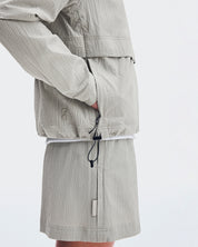 Polerón On Courtside 1/2 Zip Eaze Mujer Gris