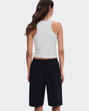 Short On Bermuda Shorts Mujer Negro