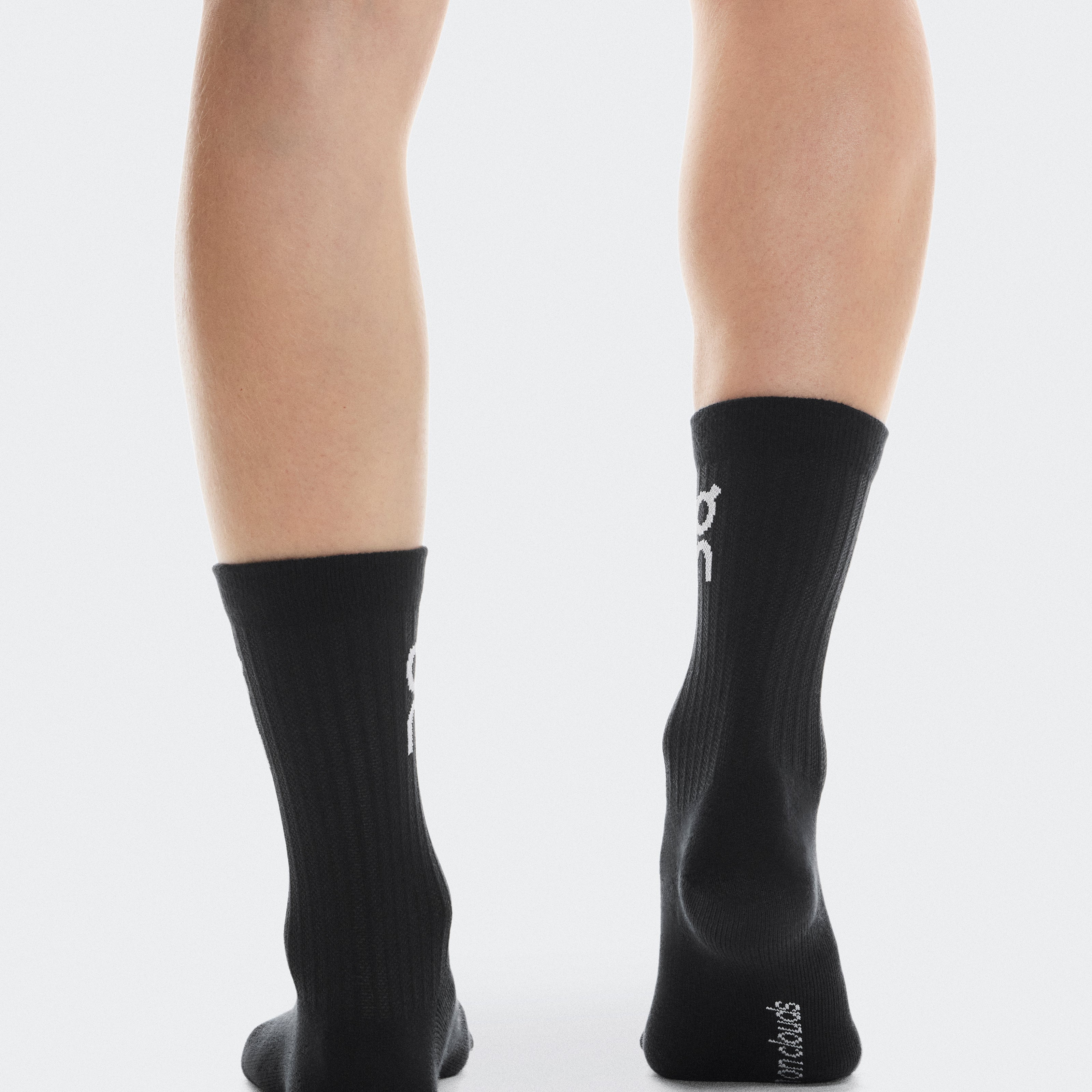 Logo Sock High 3P Calcetines Unisex Negro
