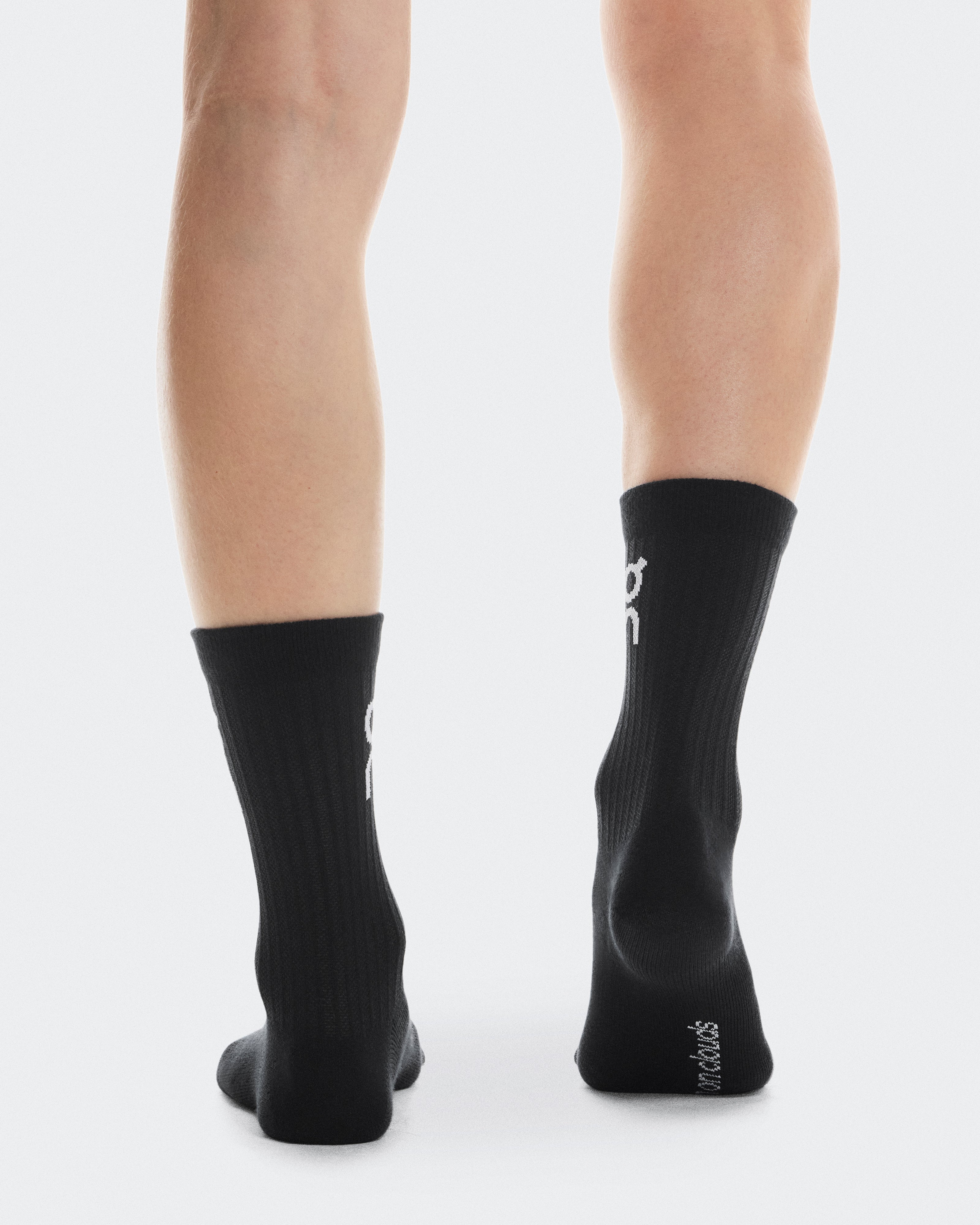 Logo Sock High 3P Calcetines Unisex Negro