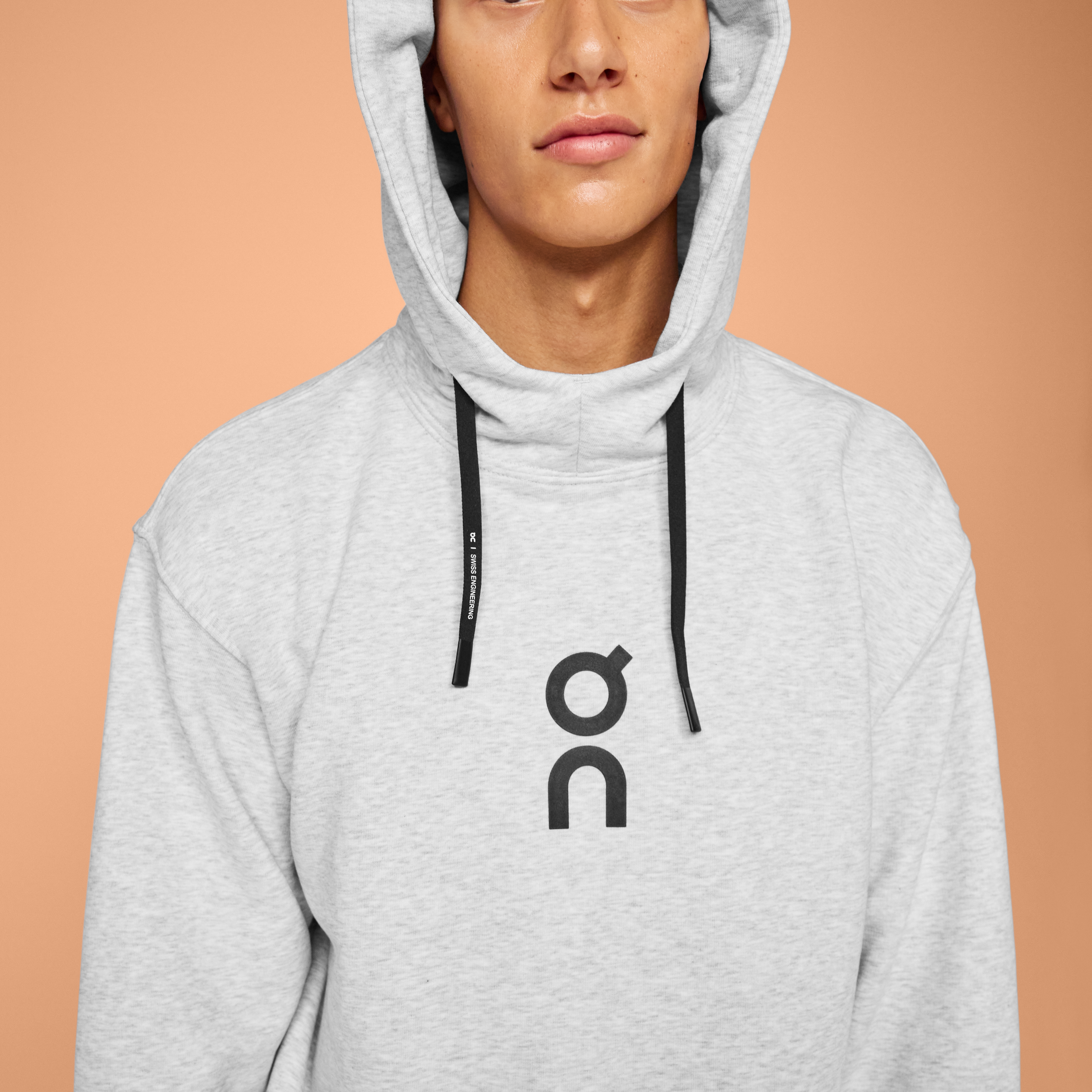 Club Hoodie Polerón Hombre Gris