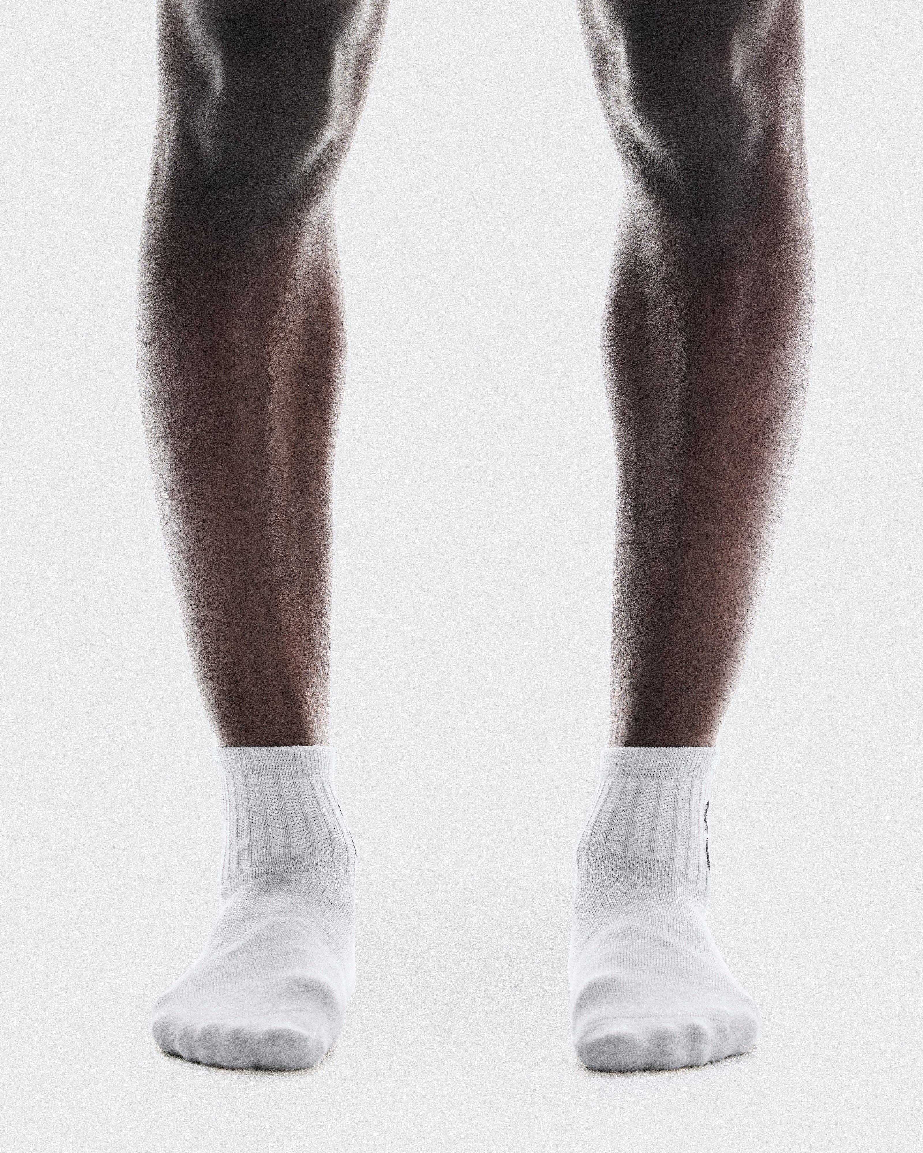 Logo Sock Mid 3P Calcetines Unisex Gris