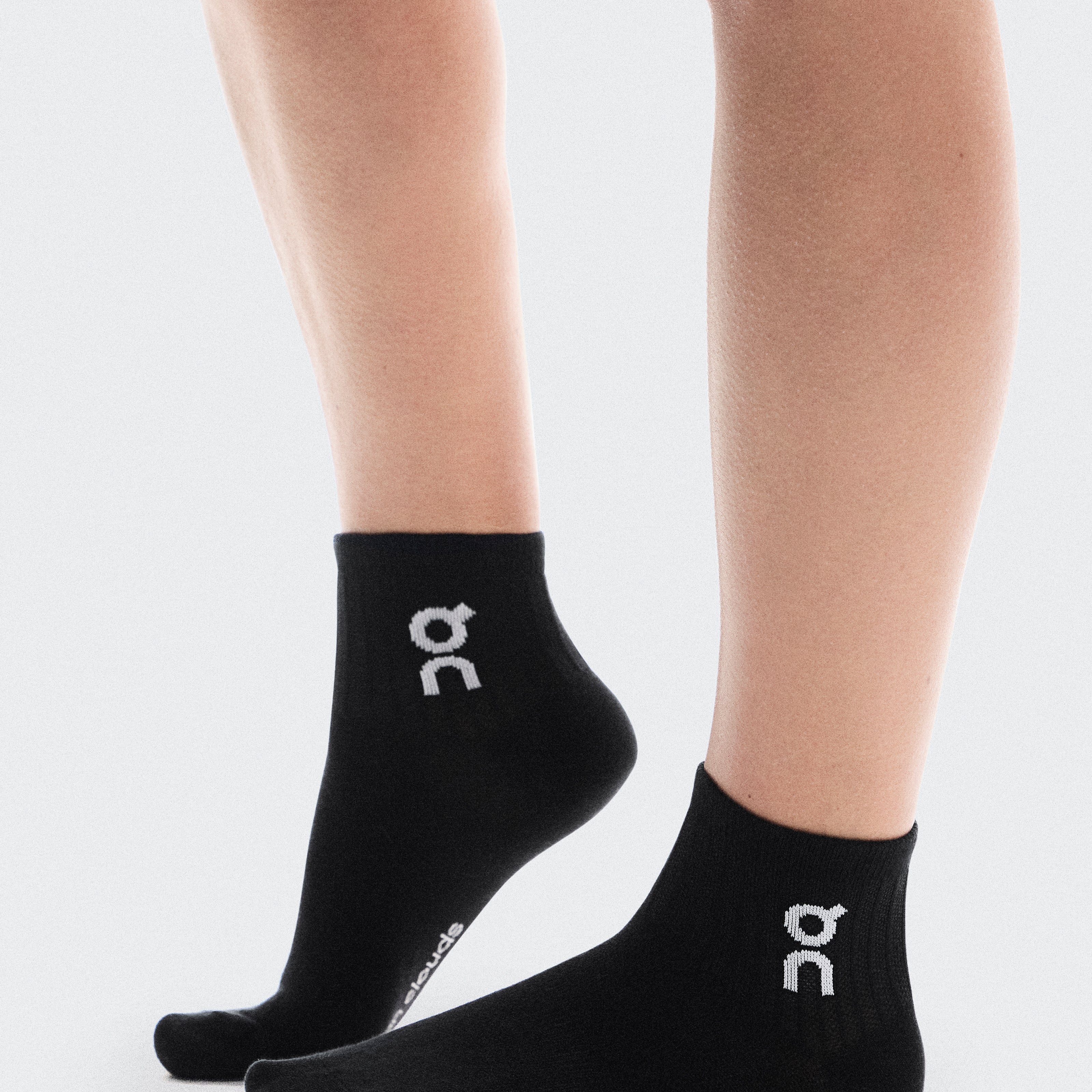 Logo Sock Mid 3P Calcetines Unisex Negro