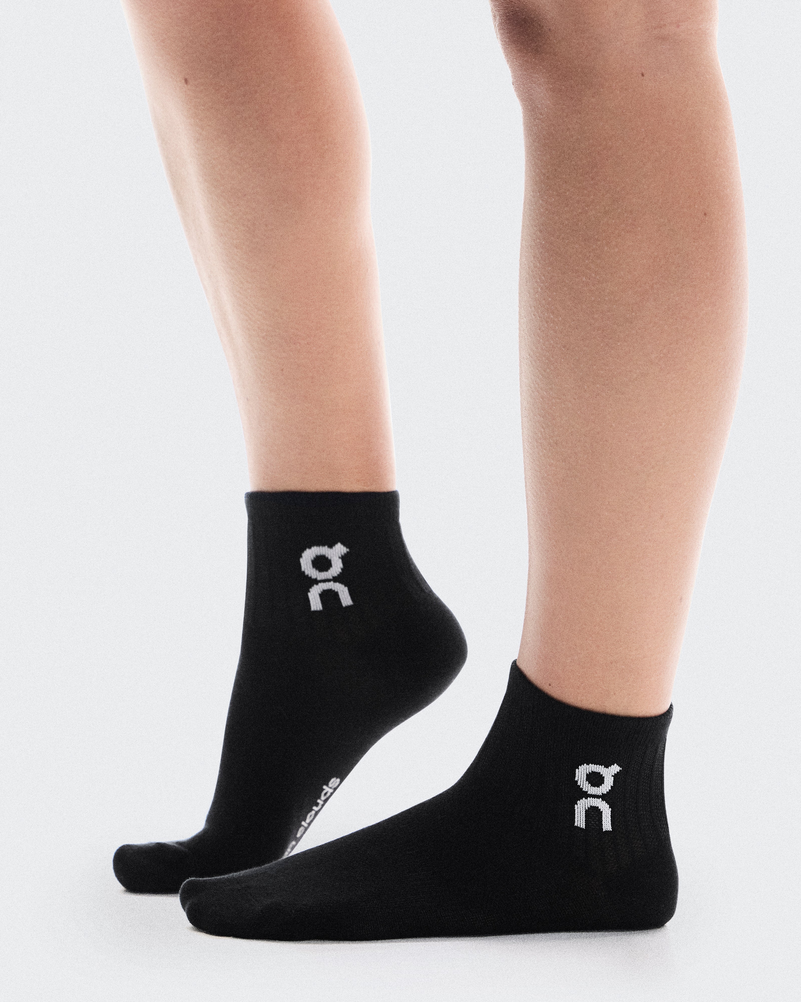 Logo Sock Mid 3P Calcetines Unisex Negro