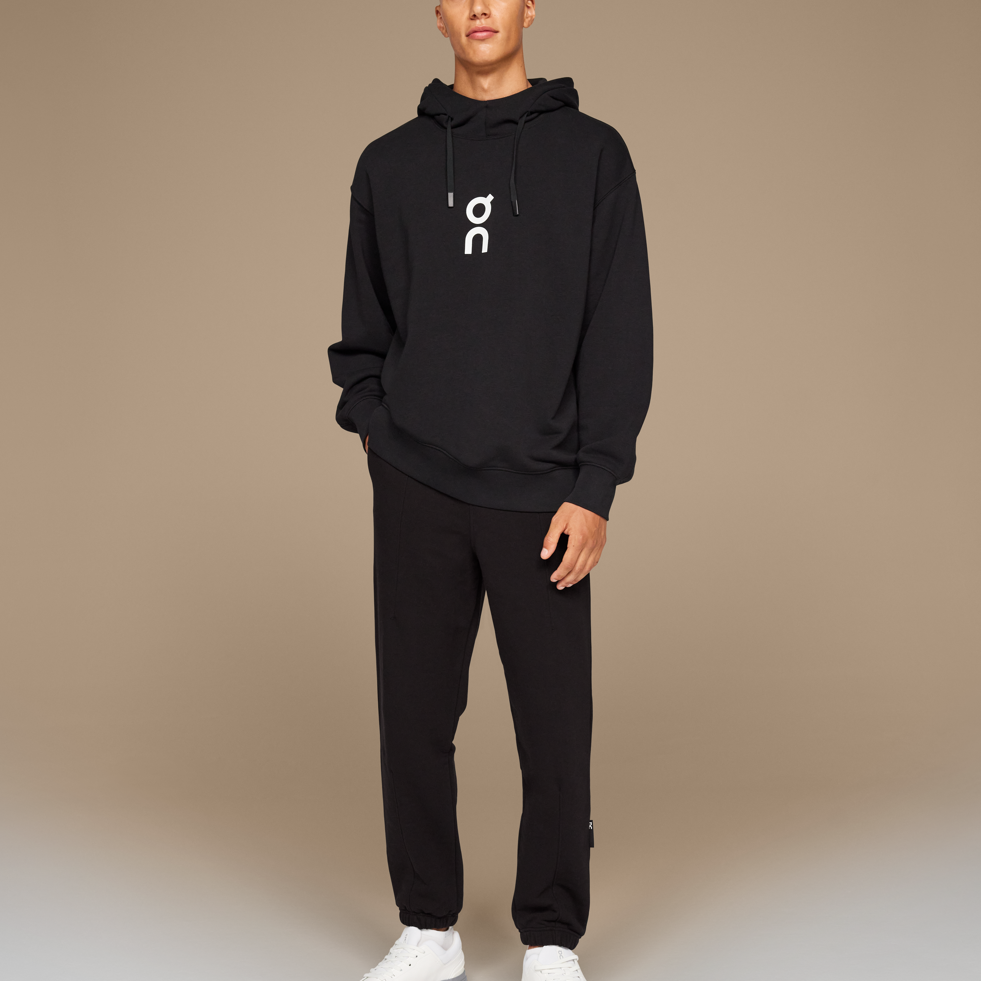 Club Hoodie Polerón Hombre Negro