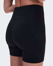 Studio Leggings Short 6" Calza Mujer Negro