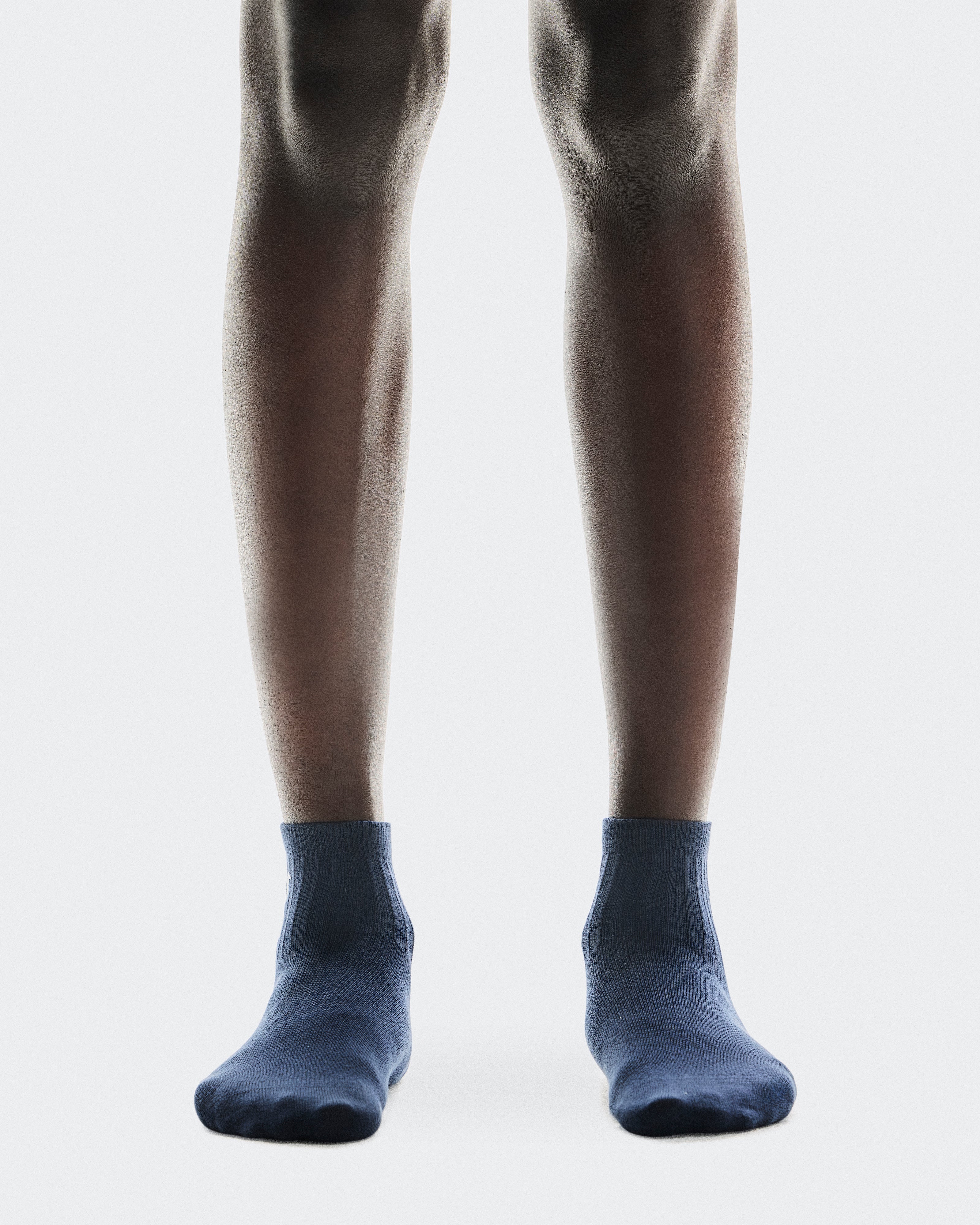 Logo Sock Mid 3P Calcetines Unisex Azul