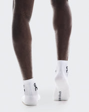 Logo Sock Mid 3P Calcetines Unisex Blanco