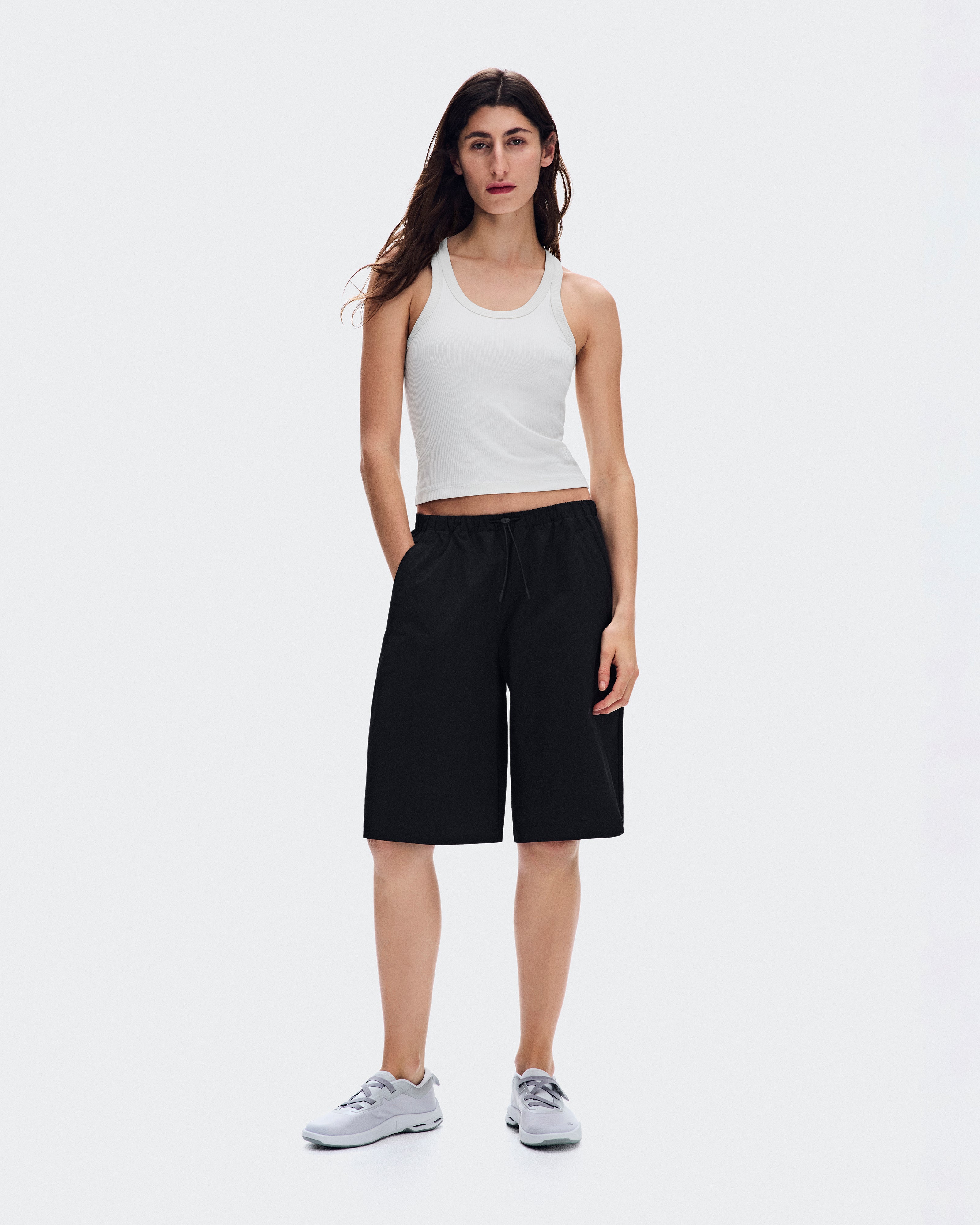 Short On Bermuda Shorts Mujer Negro