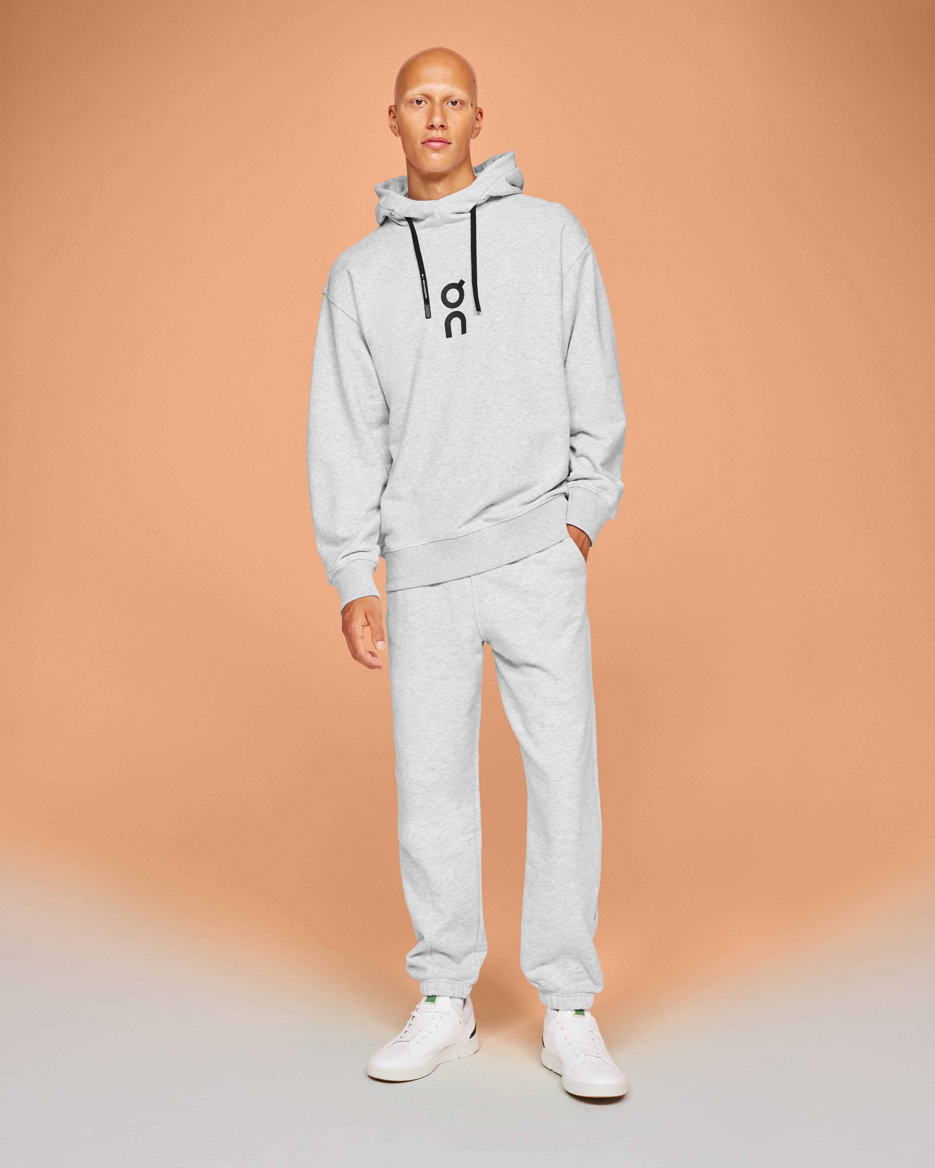 Club Hoodie Polerón Hombre Gris