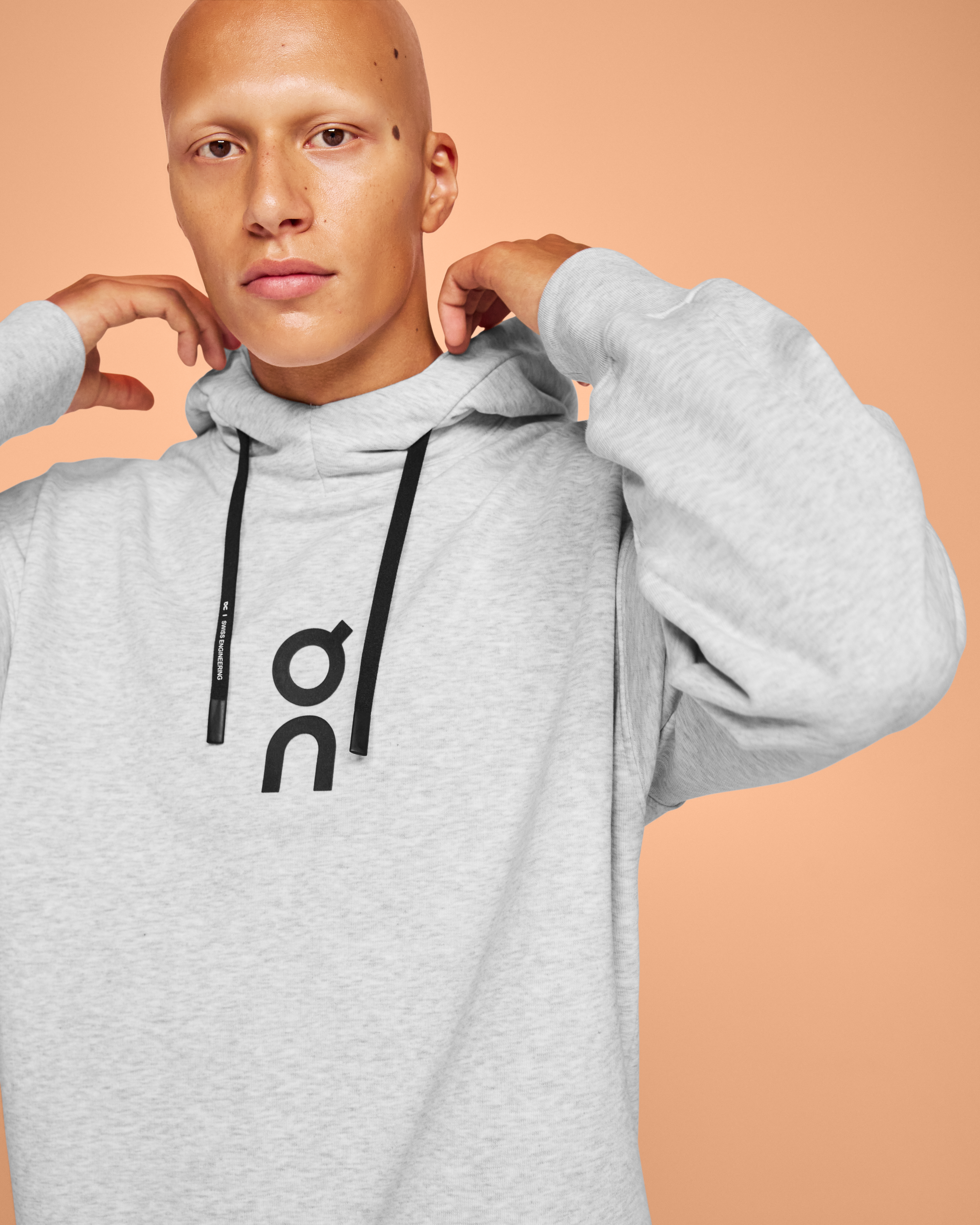 Club Hoodie Polerón Hombre Gris