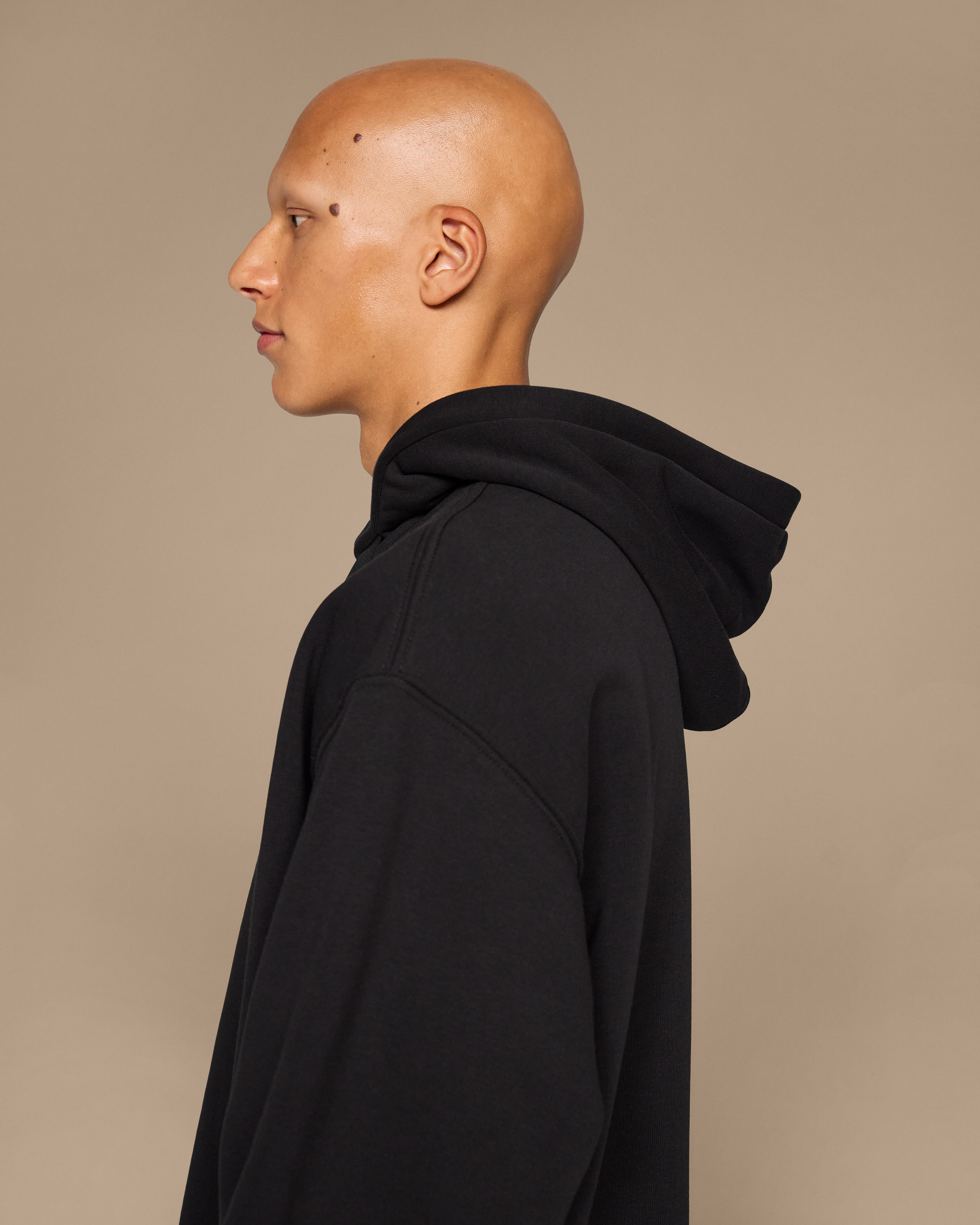 Club Hoodie Polerón Hombre Negro